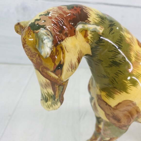 Patchwork MARE HORSE Grassland With Multi Colored Horse 10" Tall Resin Figurine - Picture 12 of 13